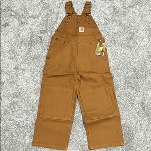 NWT; Kids size 5 Carhartt overalls